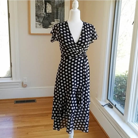 Michael Kors Dresses & Skirts - Michael Kors Polka Dot Wrap Dress